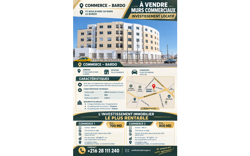 Local commercial Tout commerce